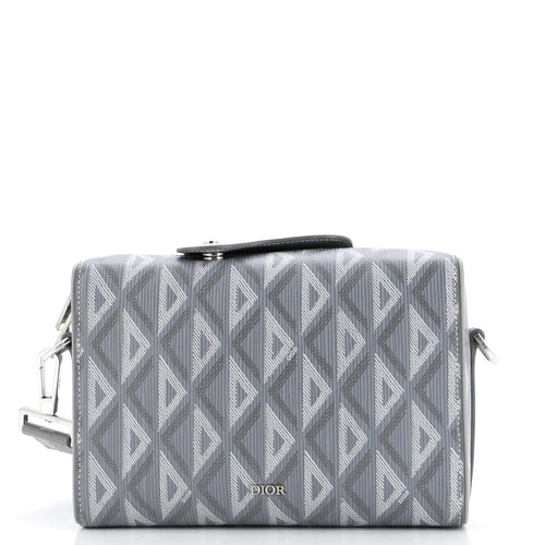 Dior Lingot Messenger Bag CD Diamond Coated Canvas