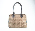 Fendi Zucchino Canvas Handbag - '10s