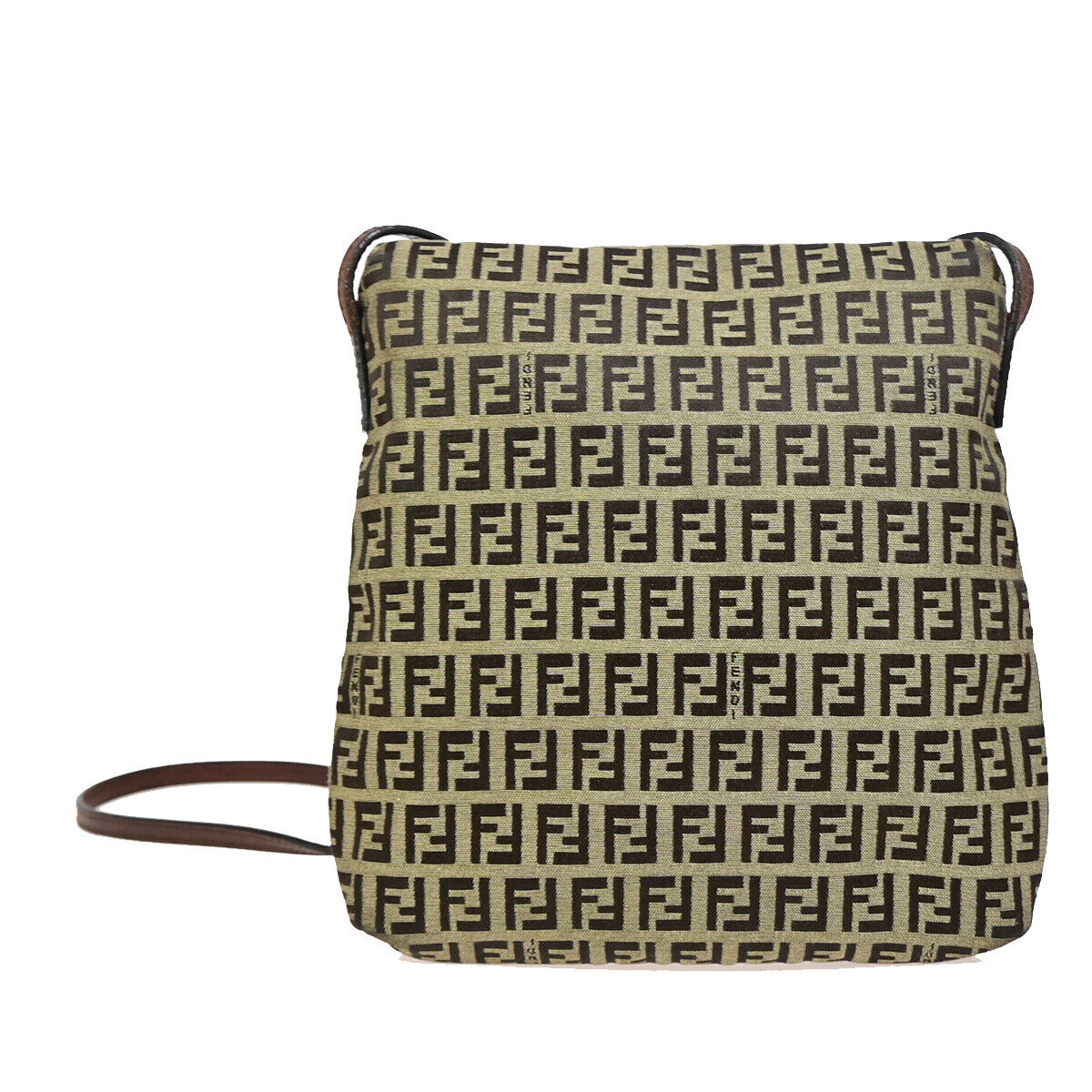 Fendi Zucchino  Canvas Shoulder Bag ()