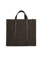 Fendi Men Jacquard Ff' Tote Bag