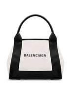Balenciaga Cabas XS Tote Bag Black Beige