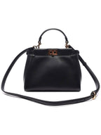 Fendi Peekaboo Iconic Small Tote Bag Black