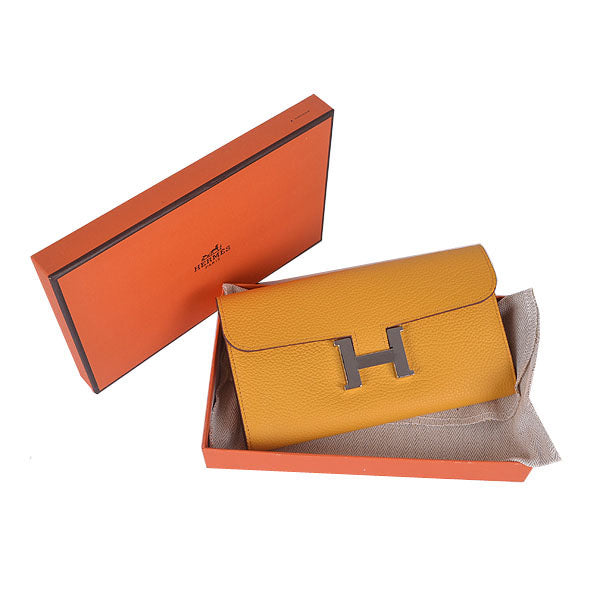 Hermes Wallet H6023 Wallet Yellow