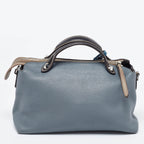 Fendi Blue/beige Leather Medium By The Way Bag