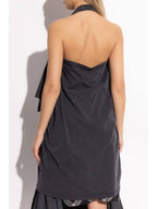 Balenciaga Balenciaga Dress With Crumple Effect, Women's, Black