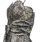 Christian Dior John Galliano lace bead embellished bow dress