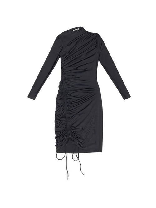Balenciaga Women's Spandex Short Dress Black