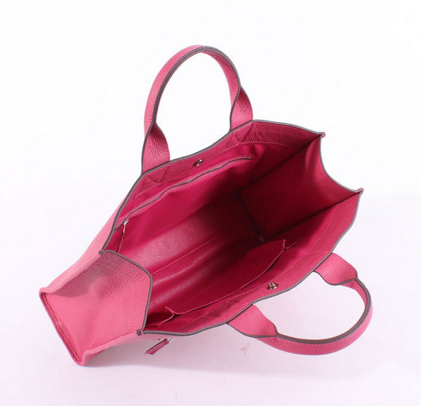Hermes Briefcases 6008 Ladies Cow Leather Pink
