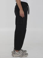 Balenciaga Cropped Cargo Straight Pants Black