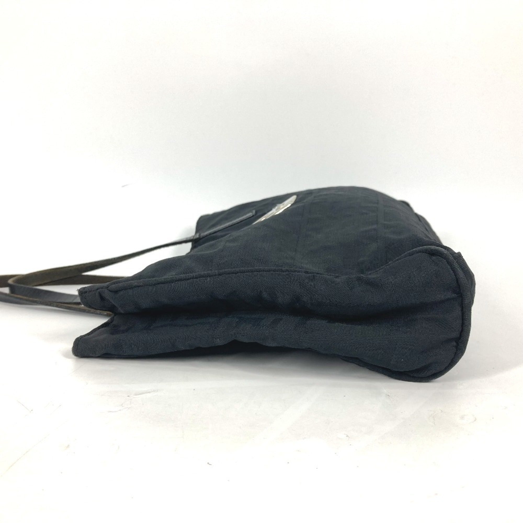Fendi Zucca  Nylon Leather Handbag Tote Bag ()