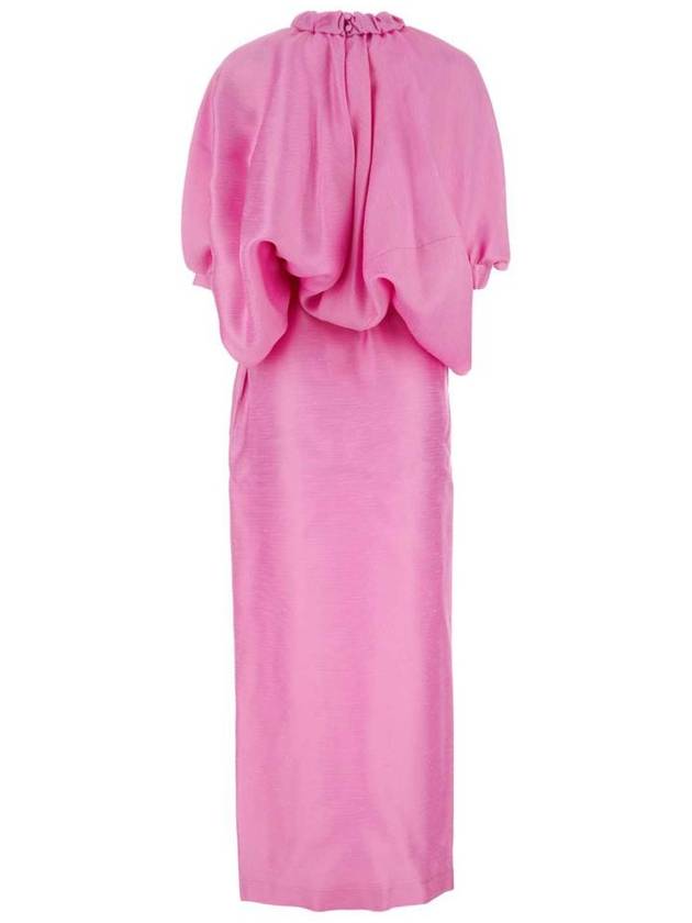 Fendi 24 ss silk dress WITH drawstring at waist FRONTAL slit FDC956AXAZF0QD1 B0650987400