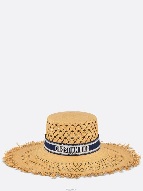 Dioriviera Naughtily-D Large Brim Hat Beige Dior