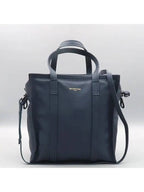 Balenciaga 443096 Navy small tote bag shoulder strap 2WAY