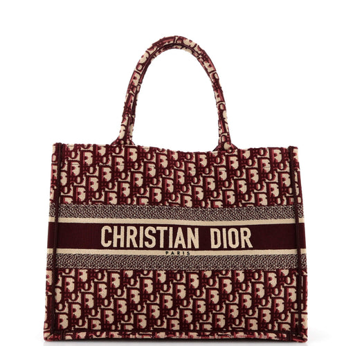 Dior Book Tote Oblique Canvas Medium
