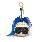 Fendi Leather Monster Punkito Bag Charm Keychain