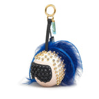 Fendi Leather Monster Punkito Bag Charm Keychain