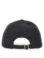 Fendi FF Logo Jeans Ball Cap Black