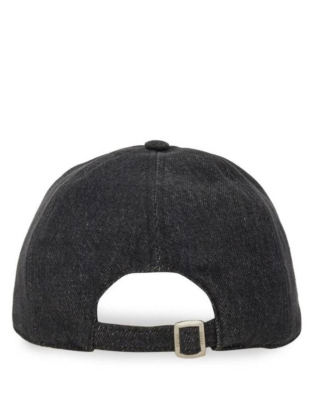 Fendi FF Logo Jeans Ball Cap Black