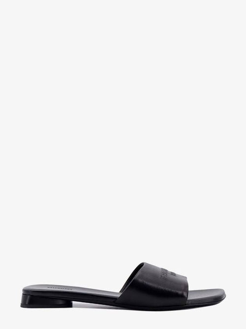 Balenciaga Duty Free Flat Sandal Black