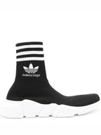 Balenciaga Adidas Speed High Top Sneakers Black