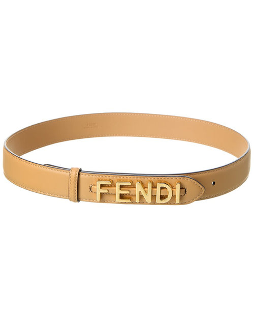 FENDI Fendigraphy Leather Belt