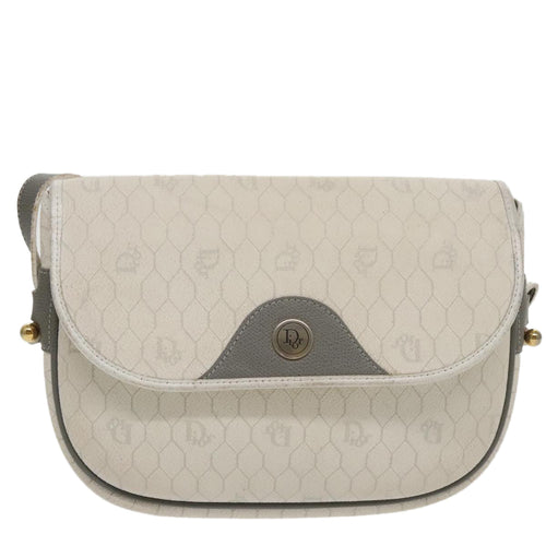 Dior Honeycomb  Canvas Shoulder Bag (Pre-Owned)
