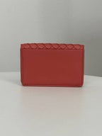 Bottega Veneta Apricot Intrecciato Card Wallet 2VBVW26296