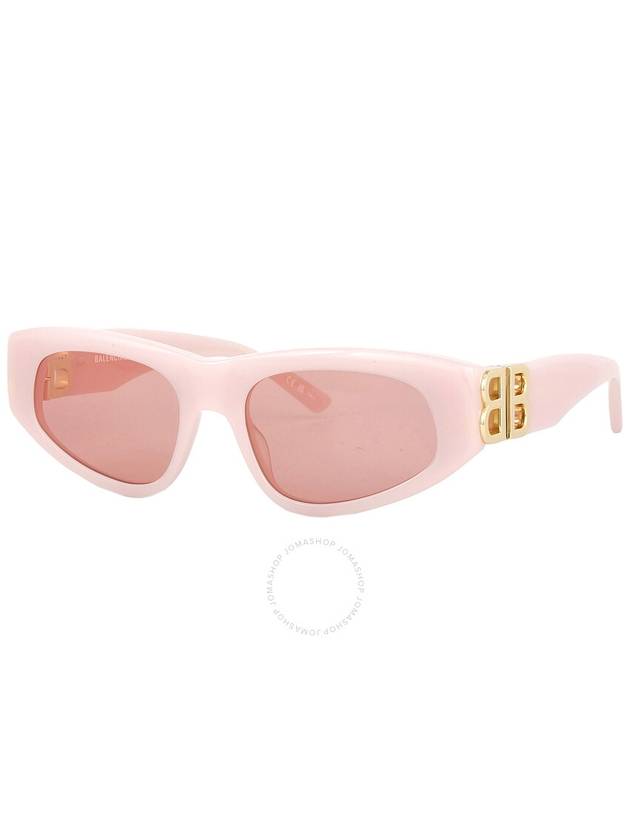 Balenciaga Eyewear BB0095S 003 Dynasty D Frame Sunglasses Pink