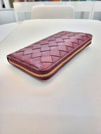 Bottega Veneta Long wallet red 608053