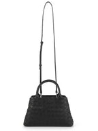 Bottega Veneta Intrecciato Leather Tote Bag Black