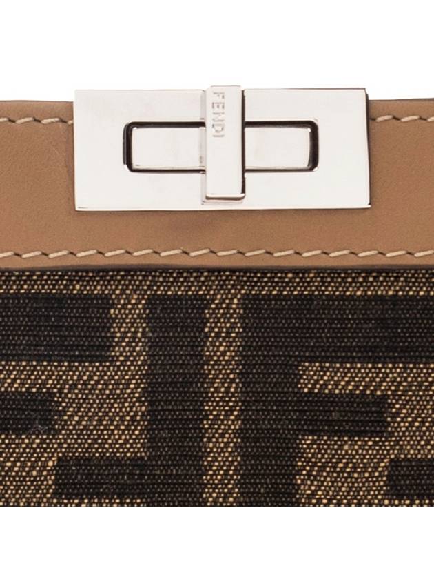 Fendi Peekaboo Phone Case Cross Bag Brown