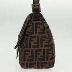 Fendi Mamma Baguette  Canvas Shoulder Bag ()