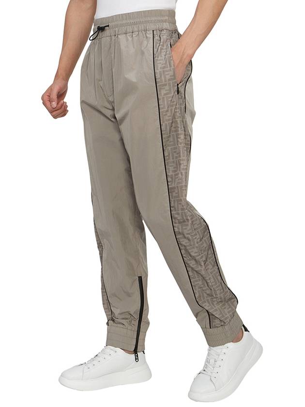 Fendi Men's Plain Logo Track Pants Grey