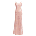 Christian Dior Galliano oriental floral jacquard dress