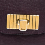 Chloe Purple Leather Sally Continental Wallet..