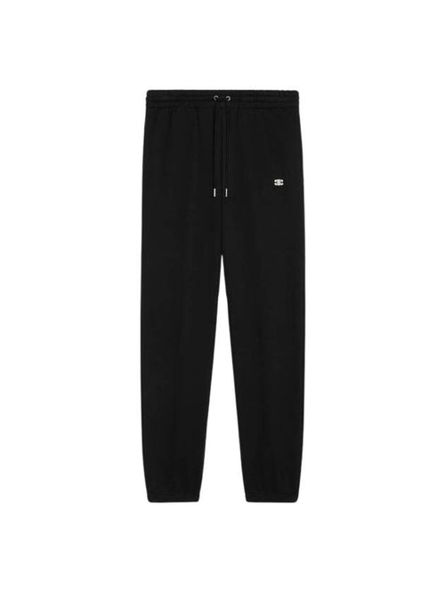 CELINE Triomphe Embroidered Track Pants Black