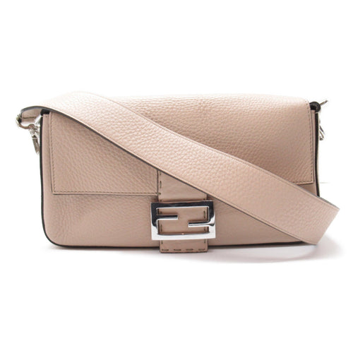 Fendi Fendi 2w Shoulder Shoulder Bag Leather  Beige 8BR600