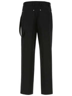 Burberry Men's Waist Strap Slacks Black