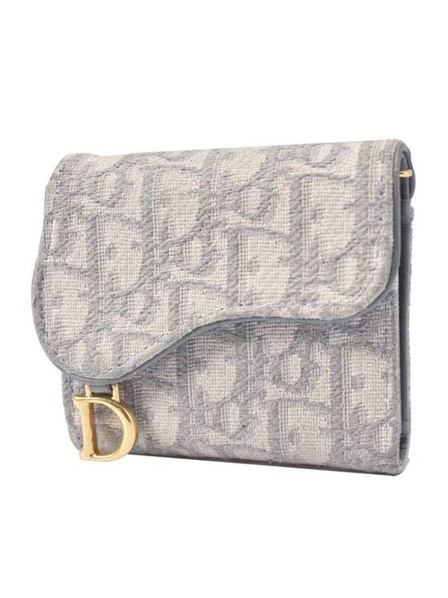 Women s Saddle Lotus Wallet Dior