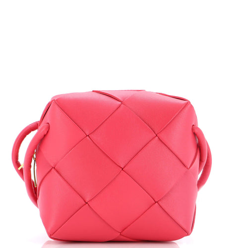 Bottega Veneta Cassette Camera Crossbody Bag Maxi Intrecciato Leather Mini