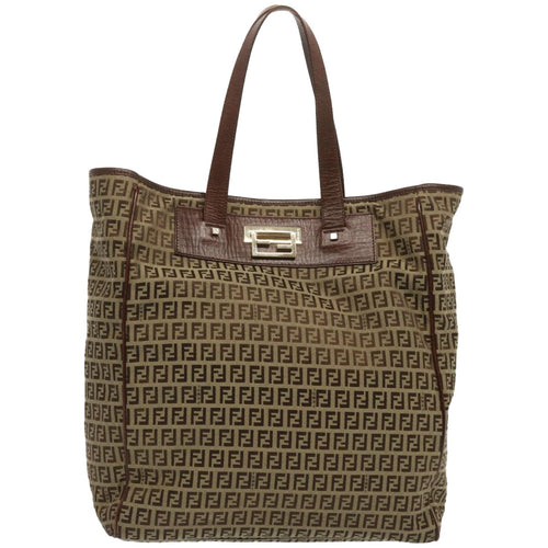 Fendi Zucchino  Canvas Tote Bag ()