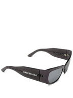 Balenciaga Sunglasses BB0327S 003 GRAY GRAY SILVER