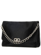 Balenciaga Women's BB Soft Large Flap Shoulder Bag Black