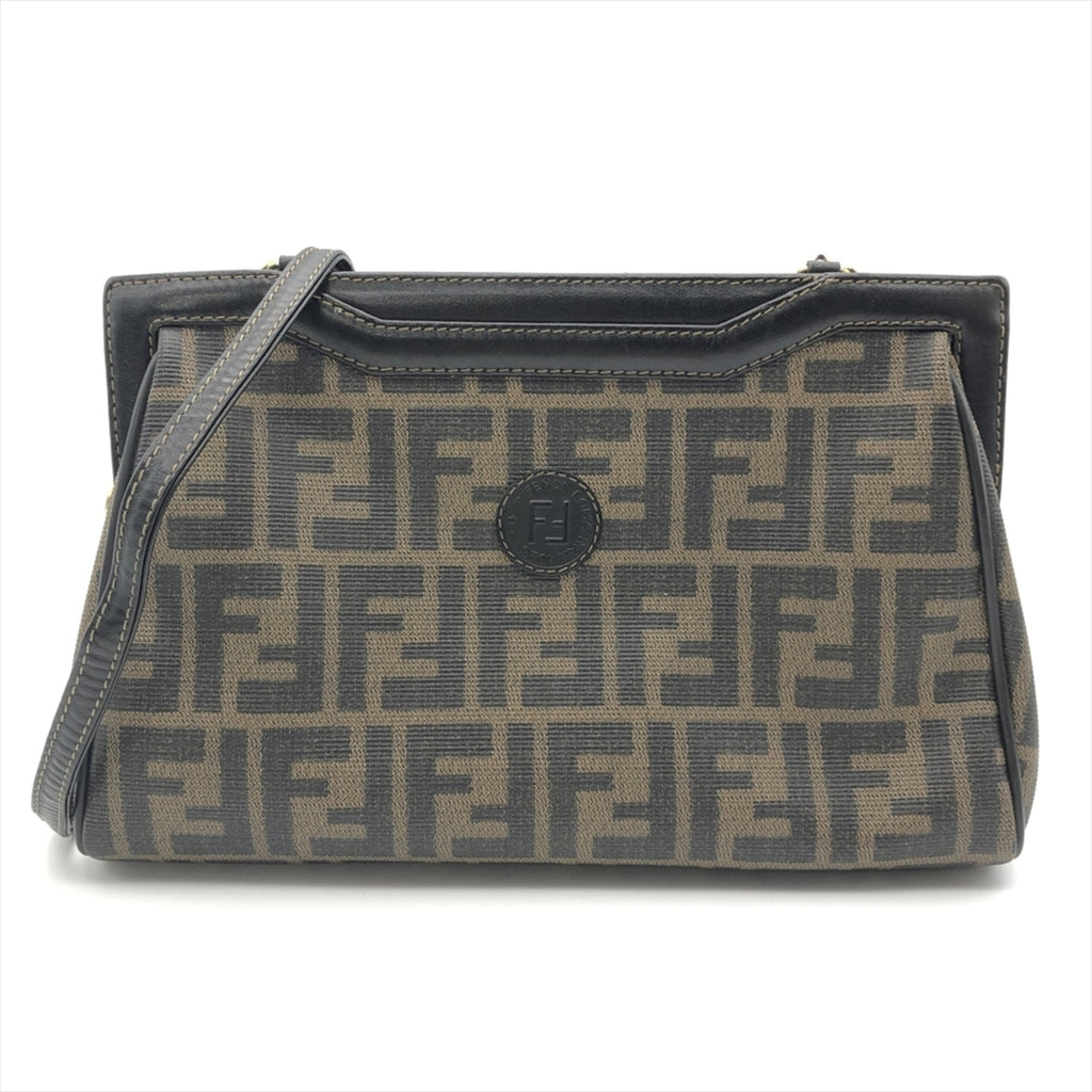 Fendi Zucca  Pvc Leather Shoulder Bag ()