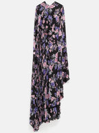 Balenciaga pleated jersey dress WITH floral print 790632TQL345261 B0651113003