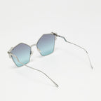 Fendi Blue Gradient Ff 0261/s Spike Cat Eye Sunglasses