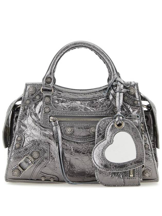 Balenciaga Neo Cagole City XS Shoulder Bag Silver