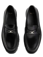 CELINE Margaret Chunky Triomphe Loafers Black