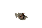 Fendi 70mm Ankle Strap Sandals in Multicolor Synthetic