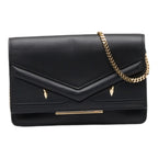 Fendi Peekaboo  Leather Clutch Bag Handbag Tote Bag ()